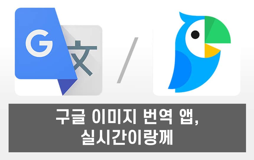 구글 이미지 번역 앱